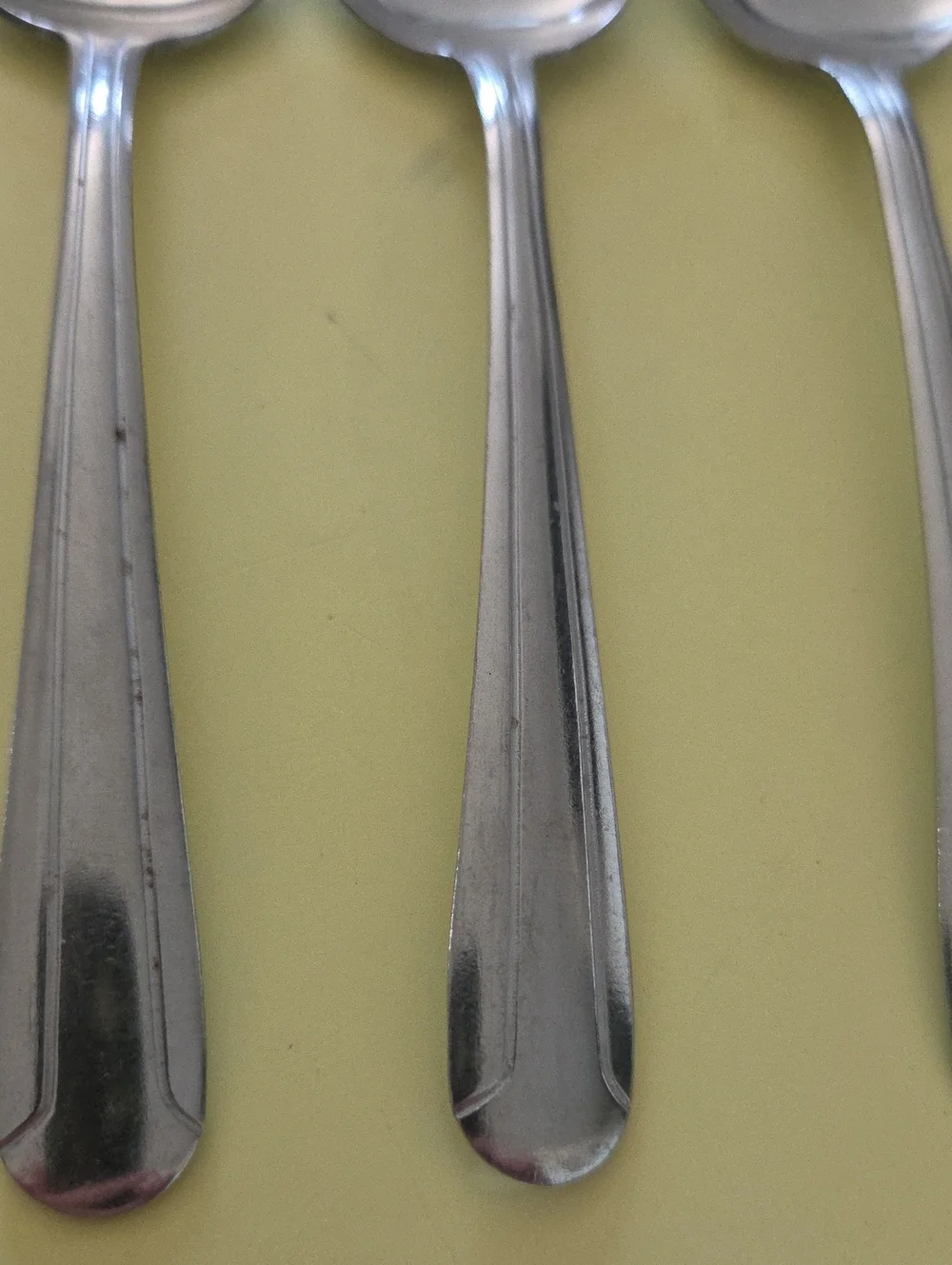 4 Stainless Steel Dining Spoons